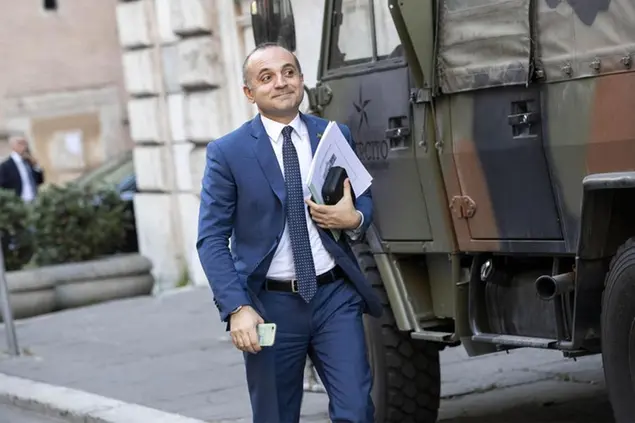 Mauro d'Attis è parlamentare di Forza Italia. Credit Foto: Ansa/Massimo Percossi