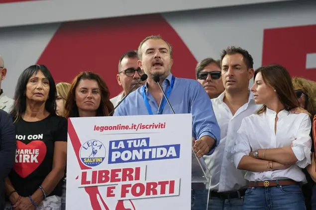 Riccardo Molinari a Pontida