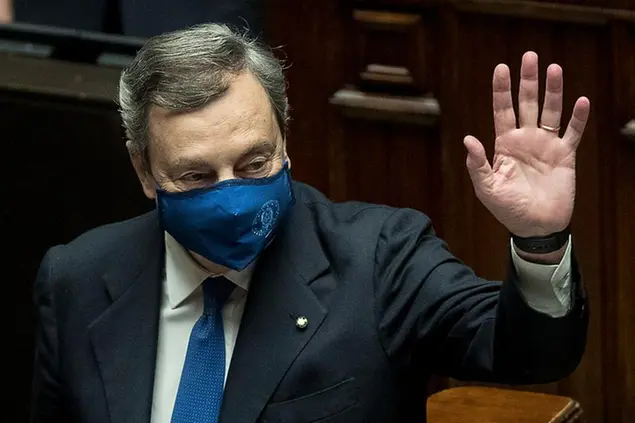 Mario Draghi Foto Roberto Monaldo / LaPresse